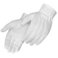 Formal White Dress Gloves, 100% Cotton w/ Snaps